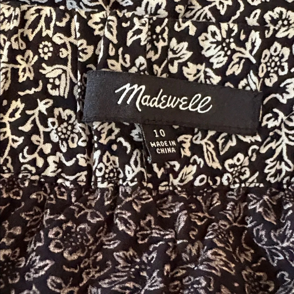 Madewell Pull-On Tier Mini Skirt in Tudor Floral Skirt Only